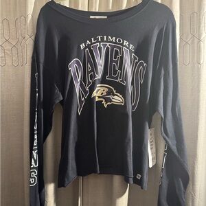 Baltimore Ravens Women's Black Long Sleeve Tee